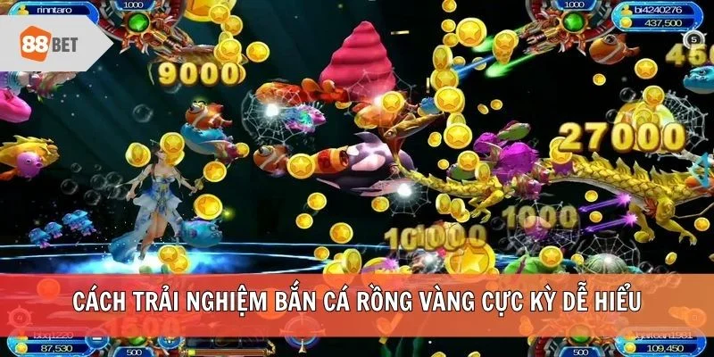 Cách trải nghiệm Bắn Cá Rồng Vàng cực kỳ dễ hiểu