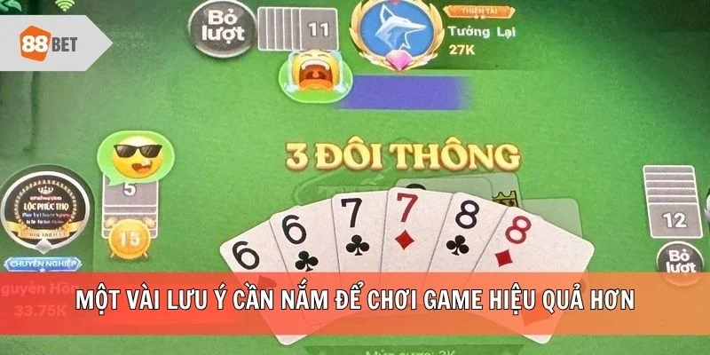 Một vài lưu ý cần nắm để chơi game hiệu quả hơn